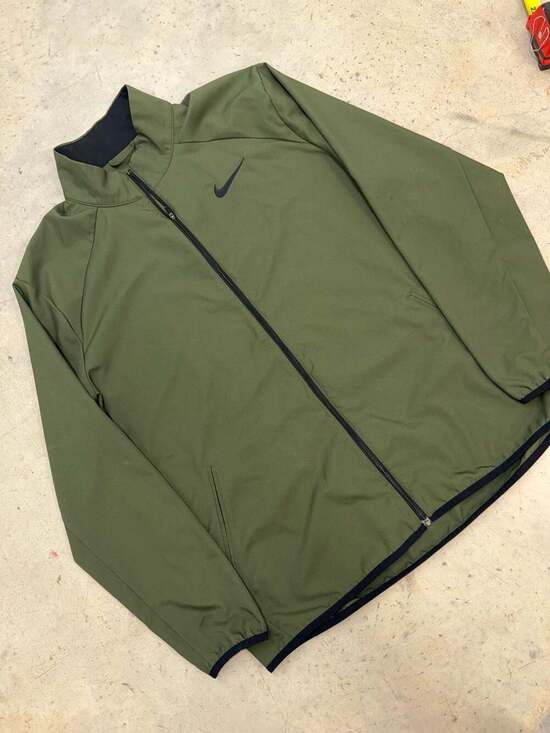 Nike Other - Nike Dri-Fit Men's Full-Zip Lightweight Olive Green Active Wear Training Jacket